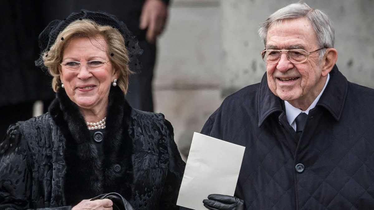 Dronning Anne-Marie og kong Konstantin. Arkivfoto.&nbsp;