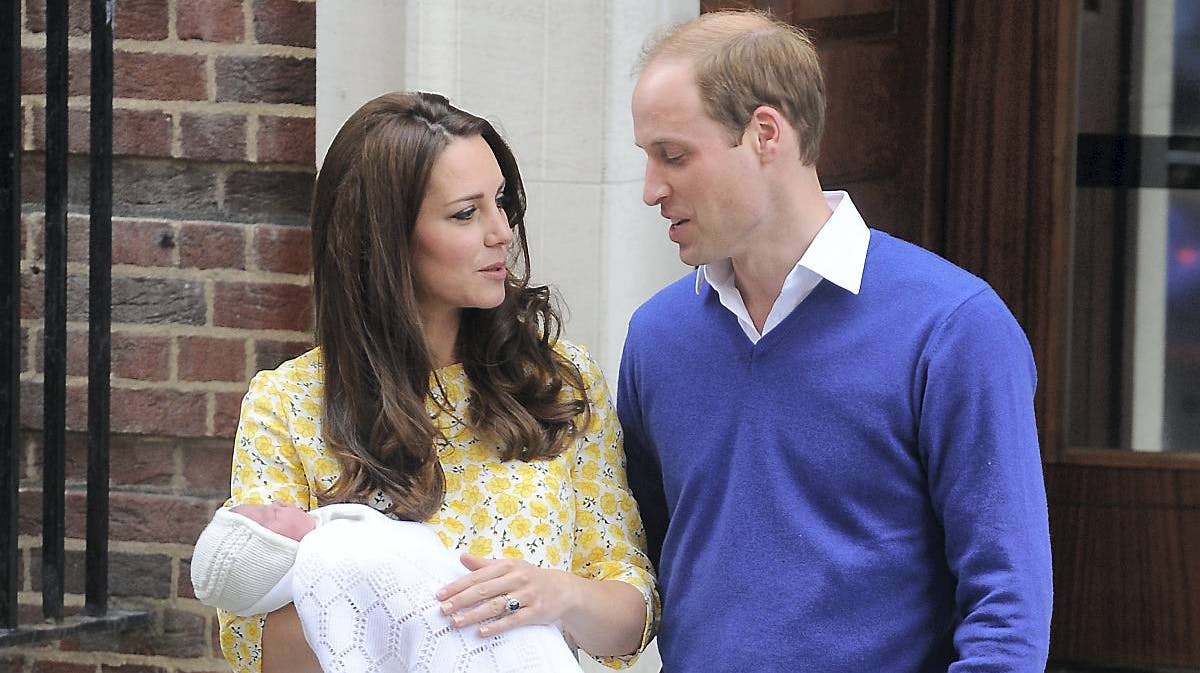 Prins William og hertuginde Catherine tog lille prinsesse Charlotte og hendes storebror med til landstedet Anmer Hall efter fødslen.