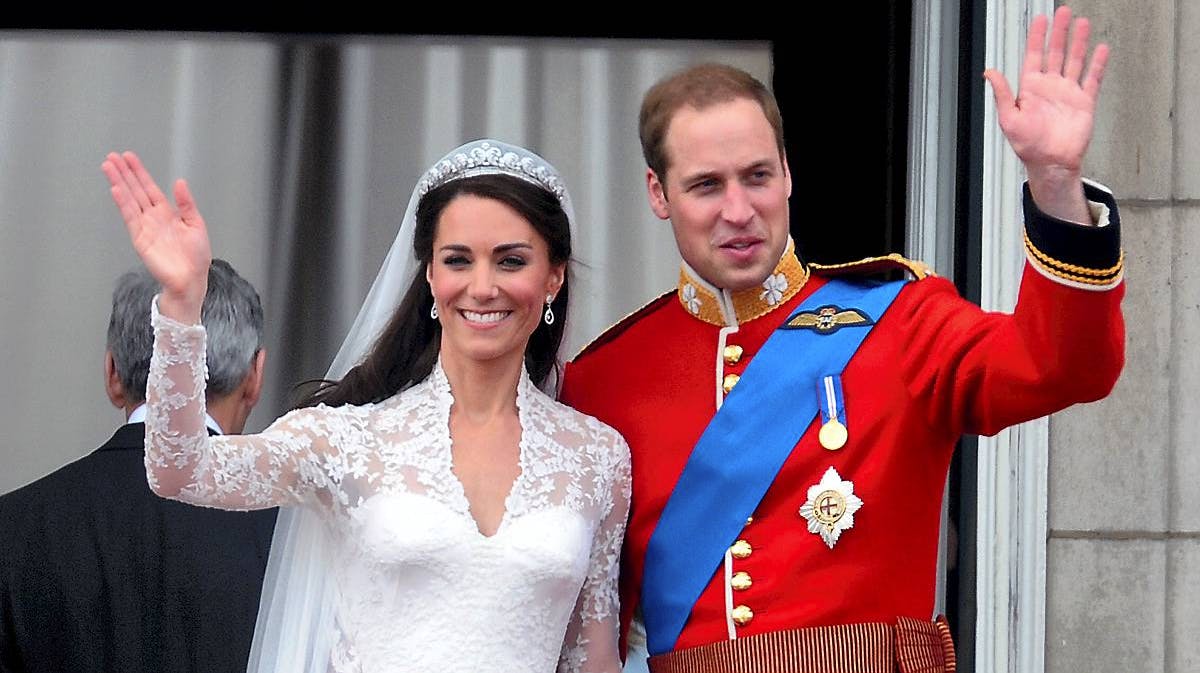 Hertuginde Catherine og prins William.