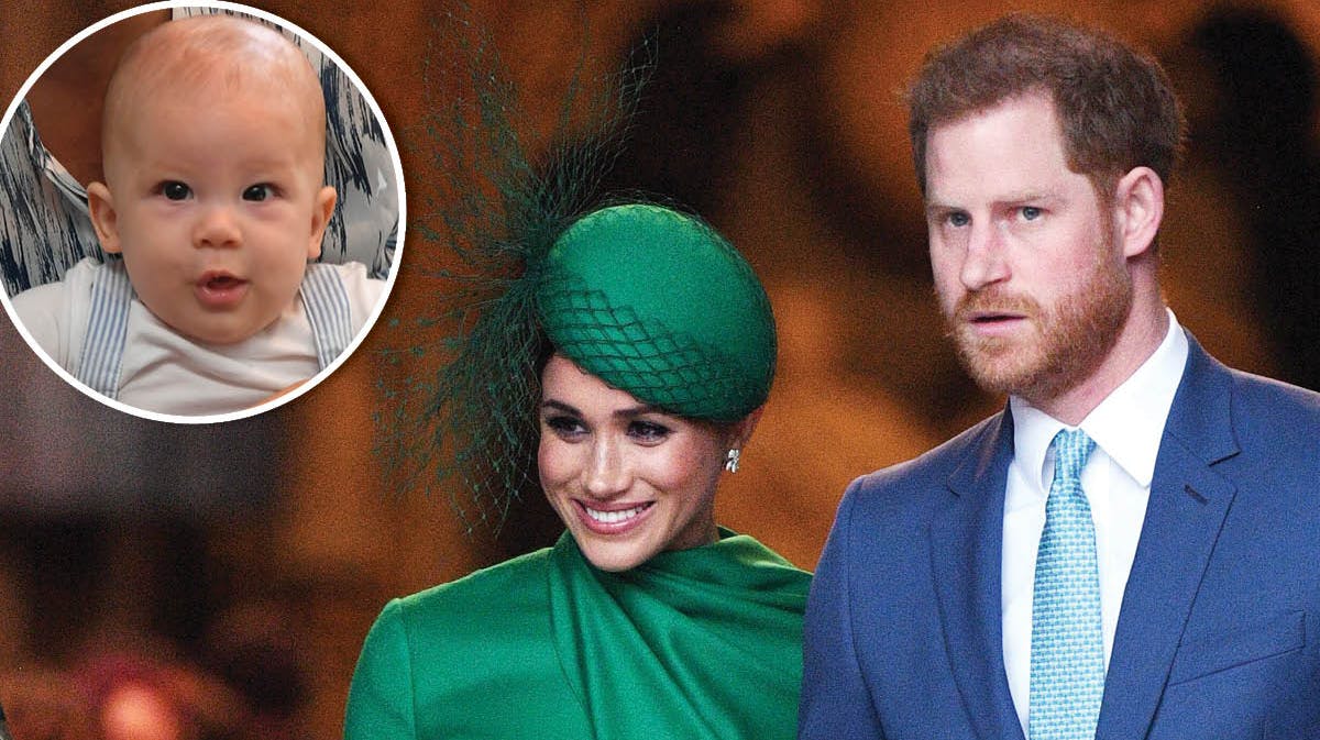 Meghan og Harry. Indsat: Archie Harrison Mountbatten-Windsor.