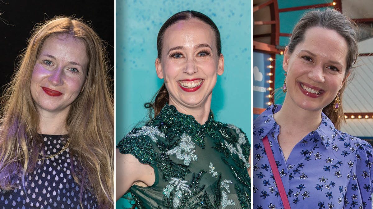 Ulla Vejby, Merete Mærkedahl og Amalie Dollerup