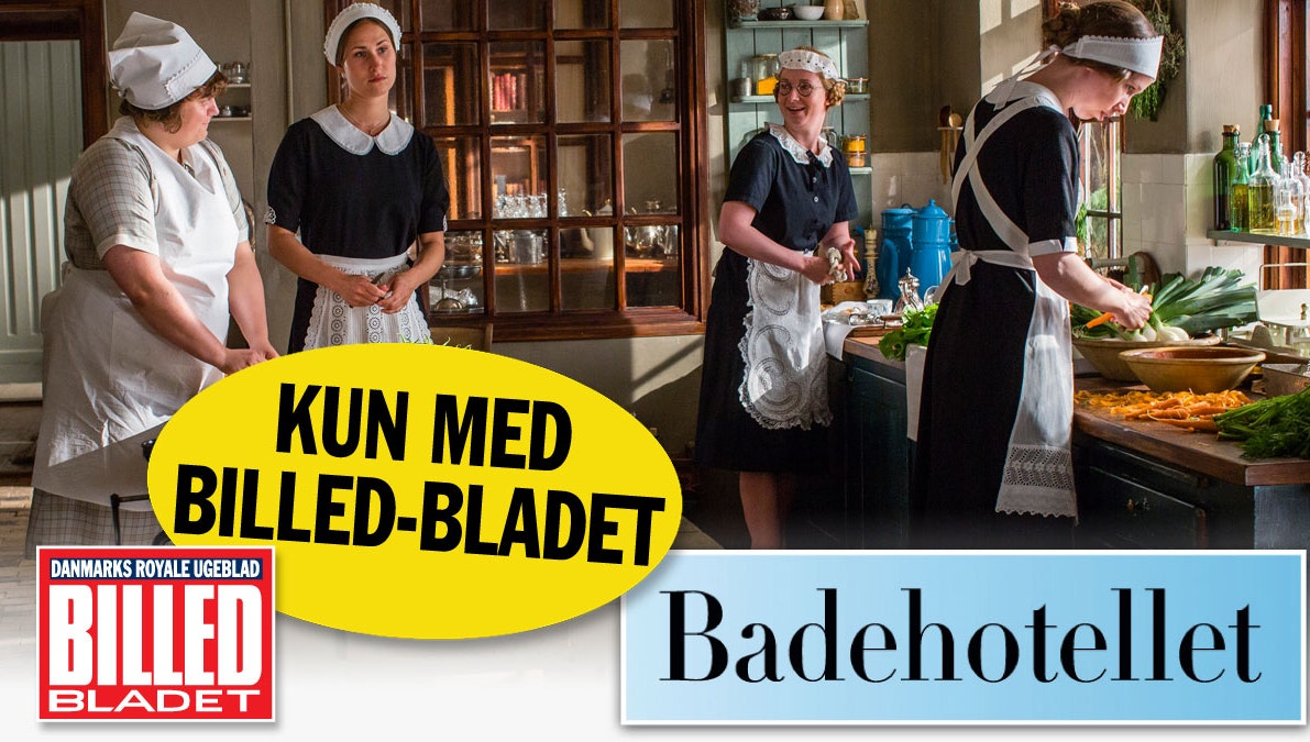 &quot;Badehotellet&quot; er en populær serie på dansk TV. Kom på besøg sammen med en ledsager bag seriens kulisser.