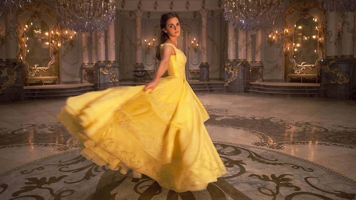 Emma Watson som Belle i "Skønheden og Udyret".