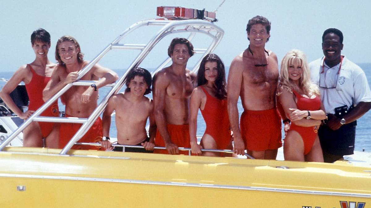 "Baywatch"-holdet i 1995.