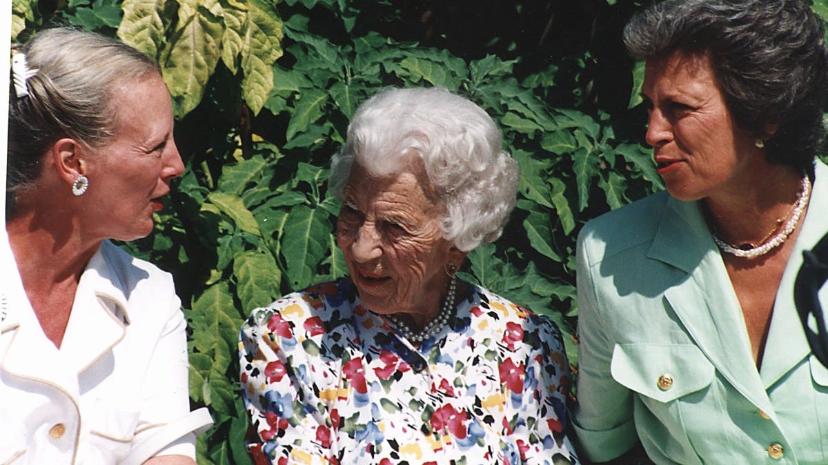 Dronning Margrethe, dronning Ingrid og prinsesse Benedikte