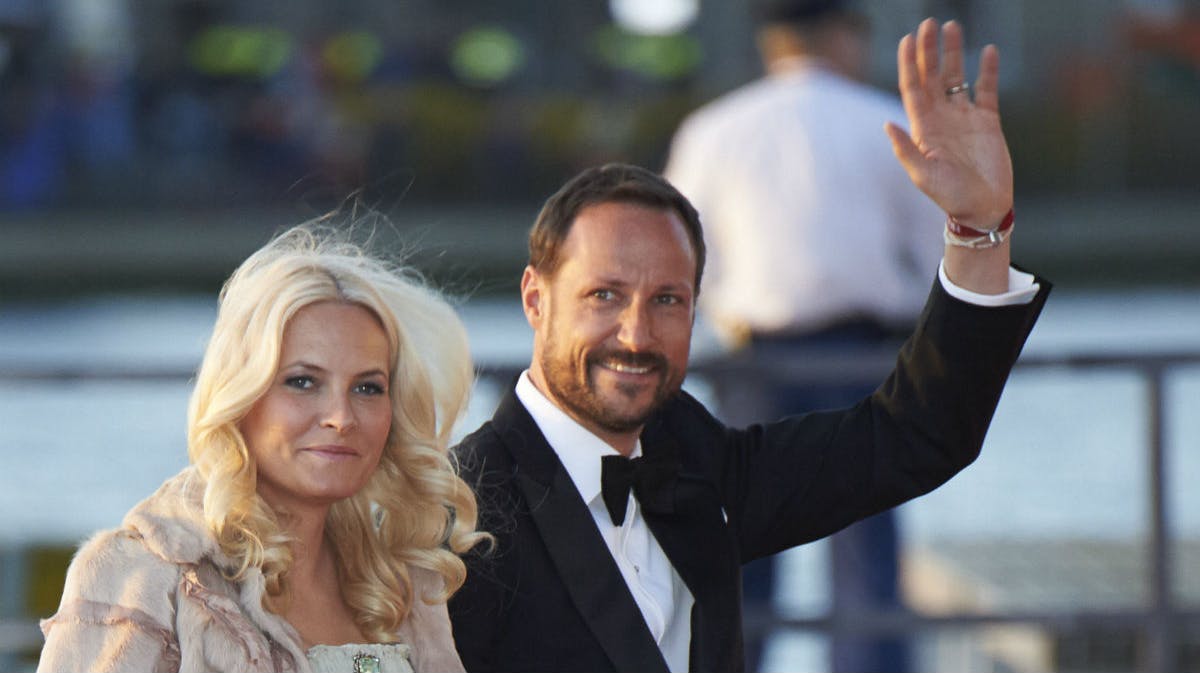 Kronprinsesse Mette-Marit og kronprins Haakon.