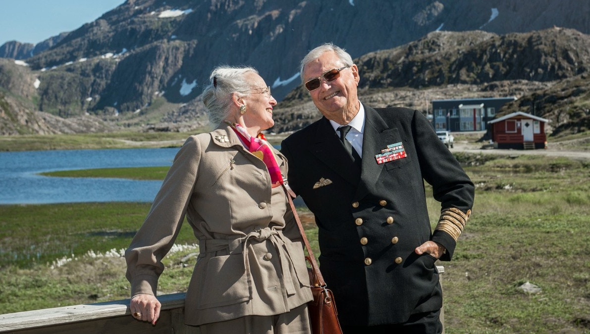 Dronning Margrethe og prins Henrik i Grønland i 2015.
