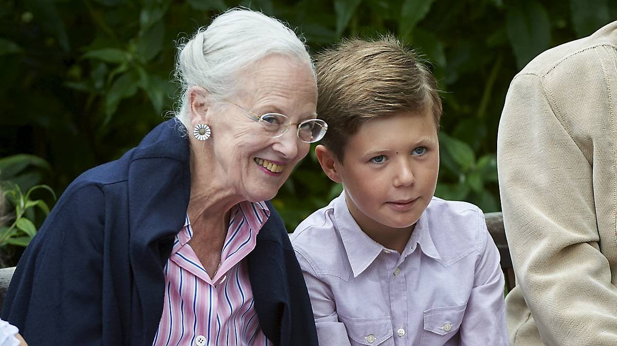 Dronning Margrethe, prins Christian