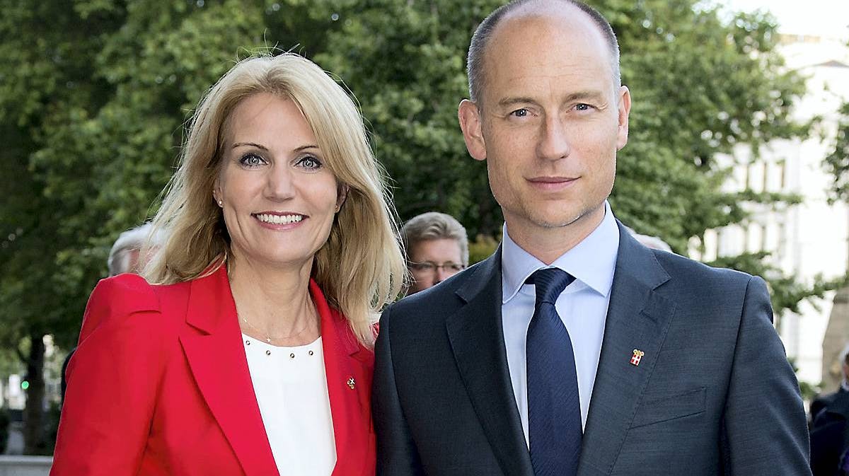 Helle Thorning-Schmidt og Stephen Kinnock.