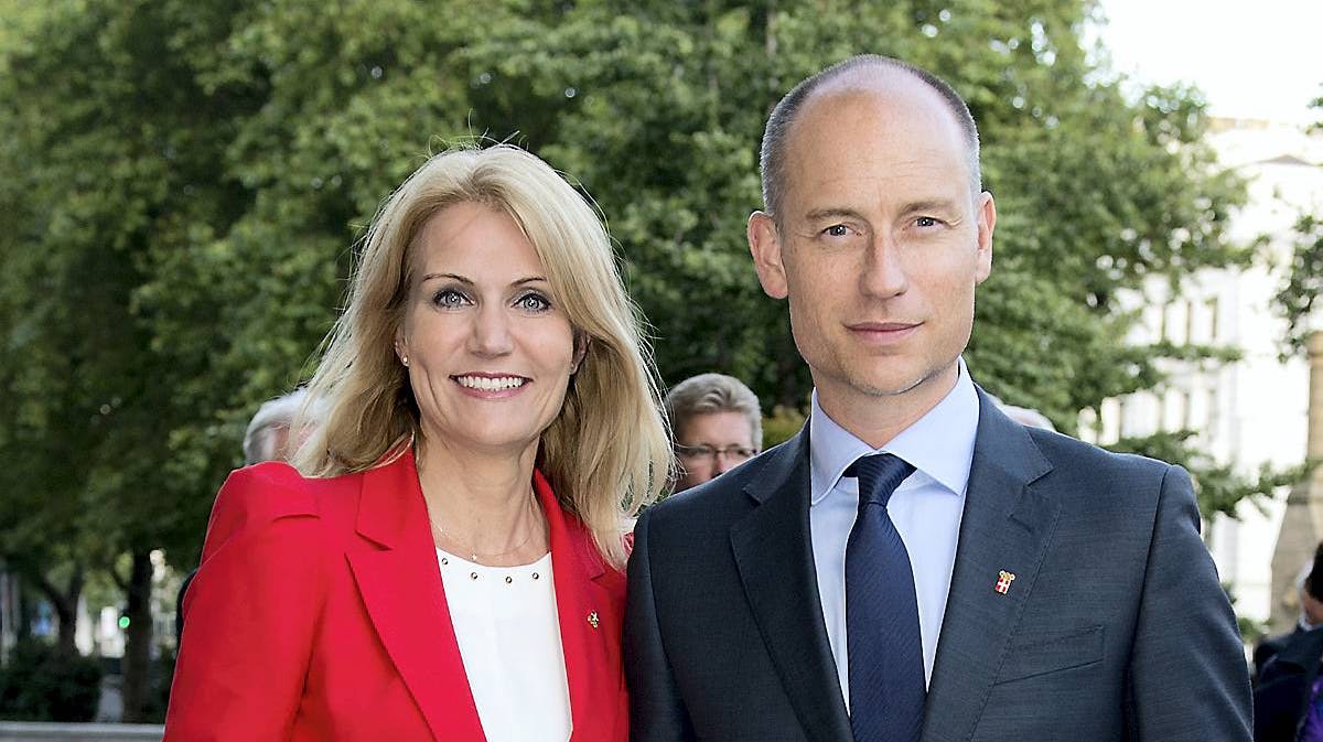 Helle Thorning-Schmidt og Stephen Kinnock