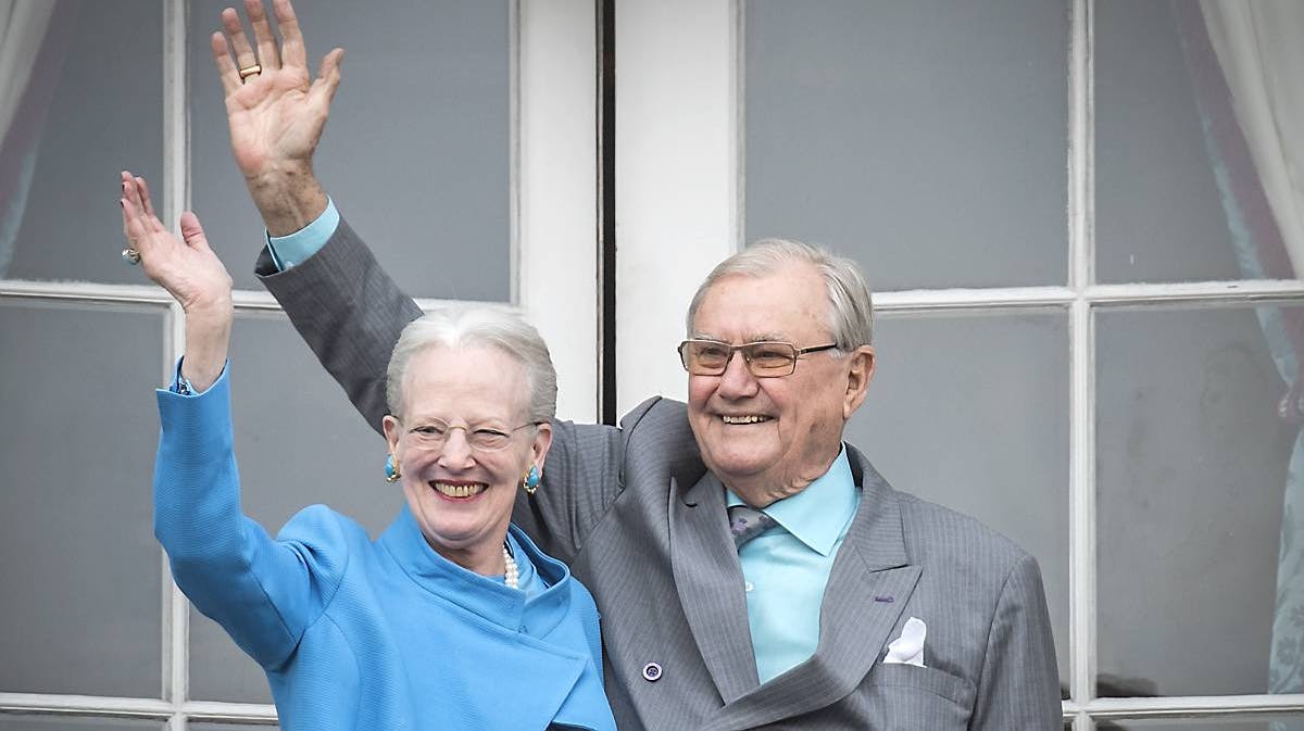 Dronning Margrethe og prins Henrik.