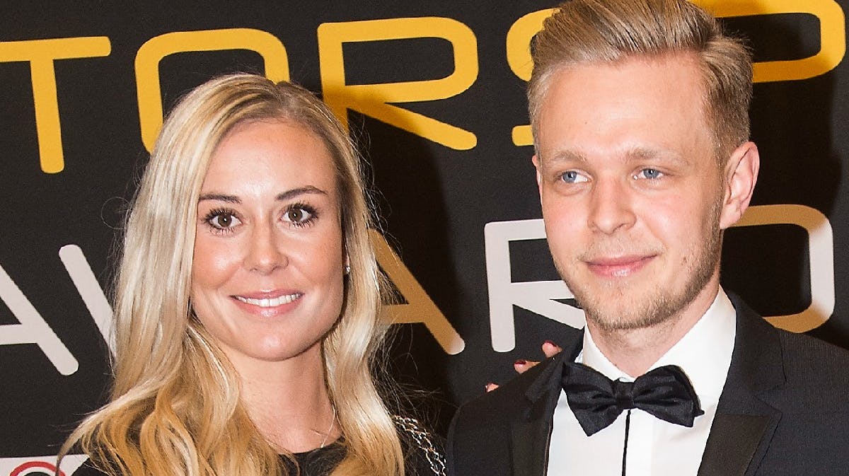 Louise og Kevin Magnussen