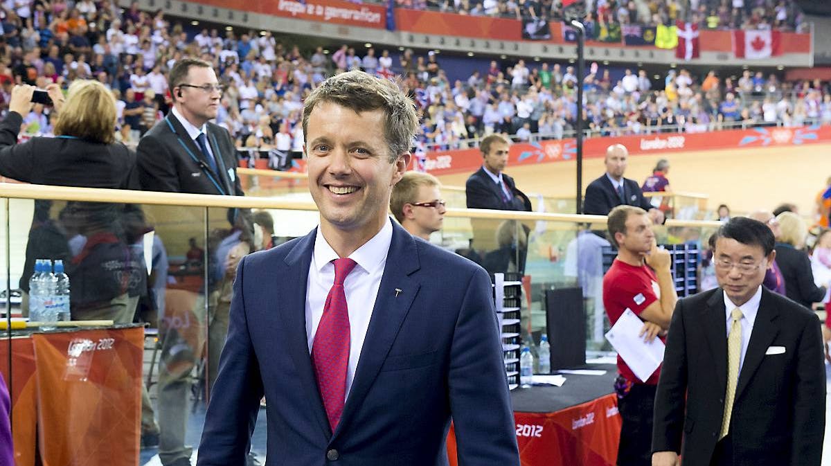 IOC-medlem kronprins Frederik til OL i London i 2012.