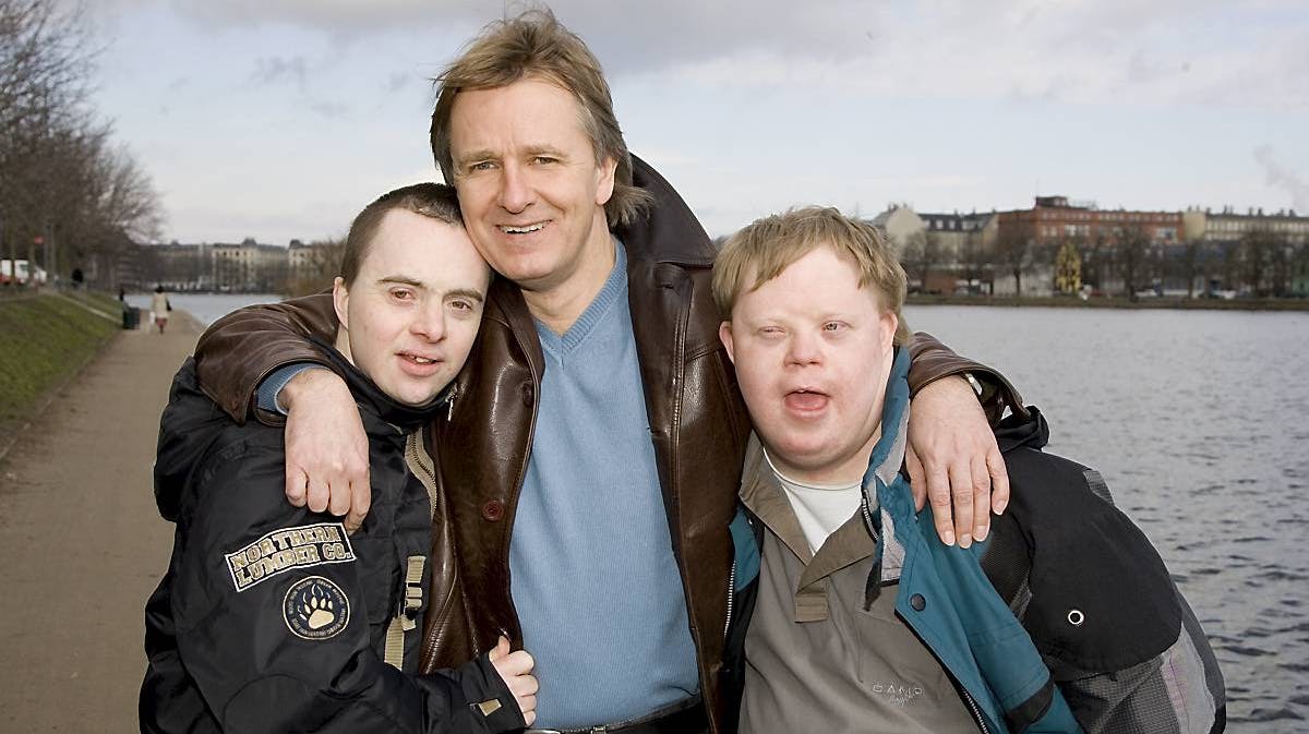 Nick Horup med Morten (t.h.) og Peter