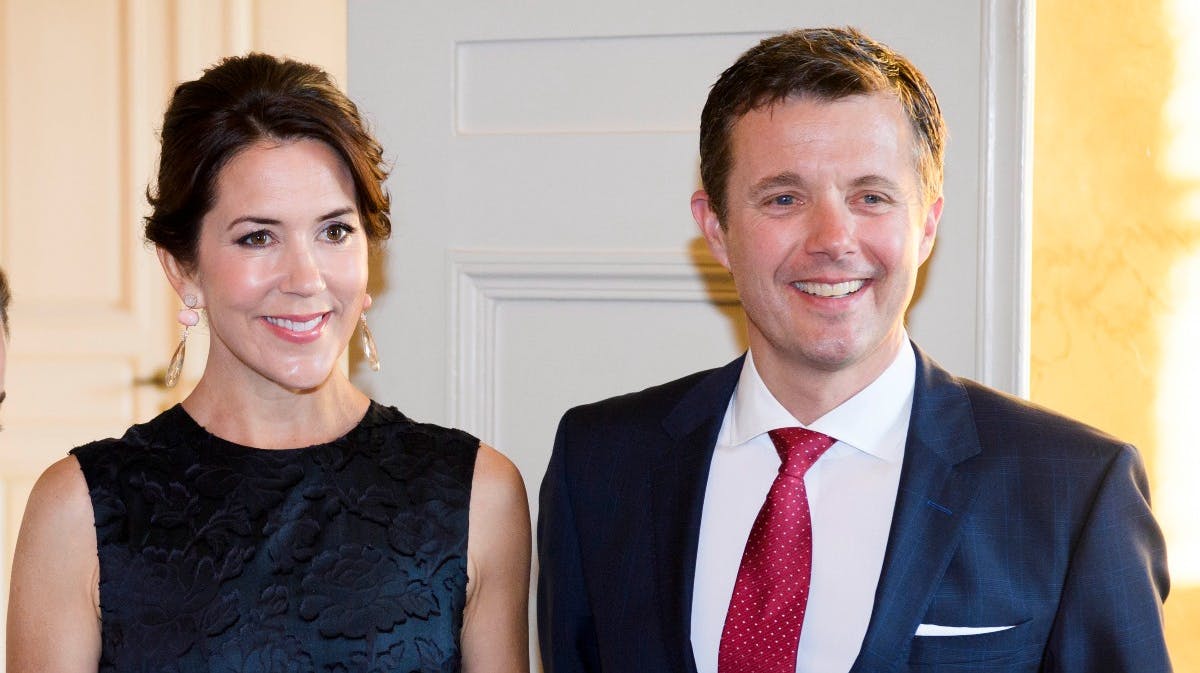 Kronprinsesse Mary og kronprins Frederik. 