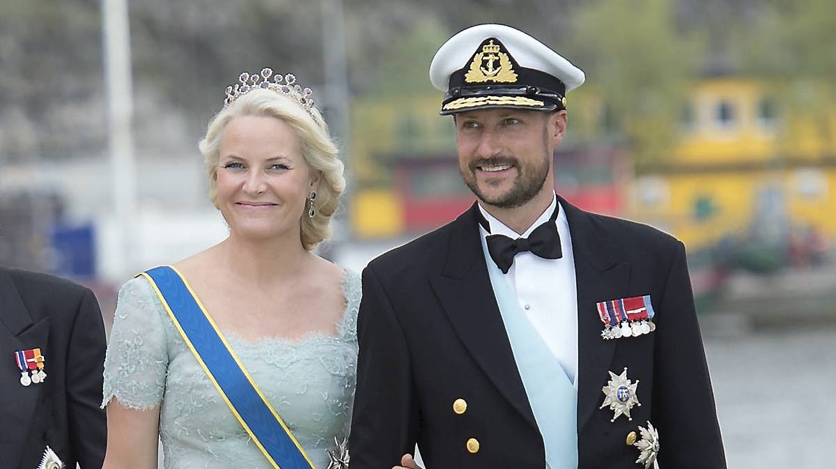 Kronprins Haakon og kronprinsesse Mette-Marit.