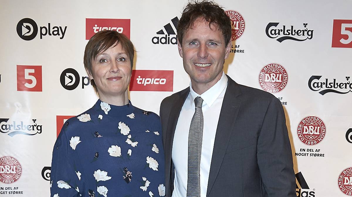 Dorthe og Flemming Povlsen fotograferet til Dansk Fodbold Award 2016.