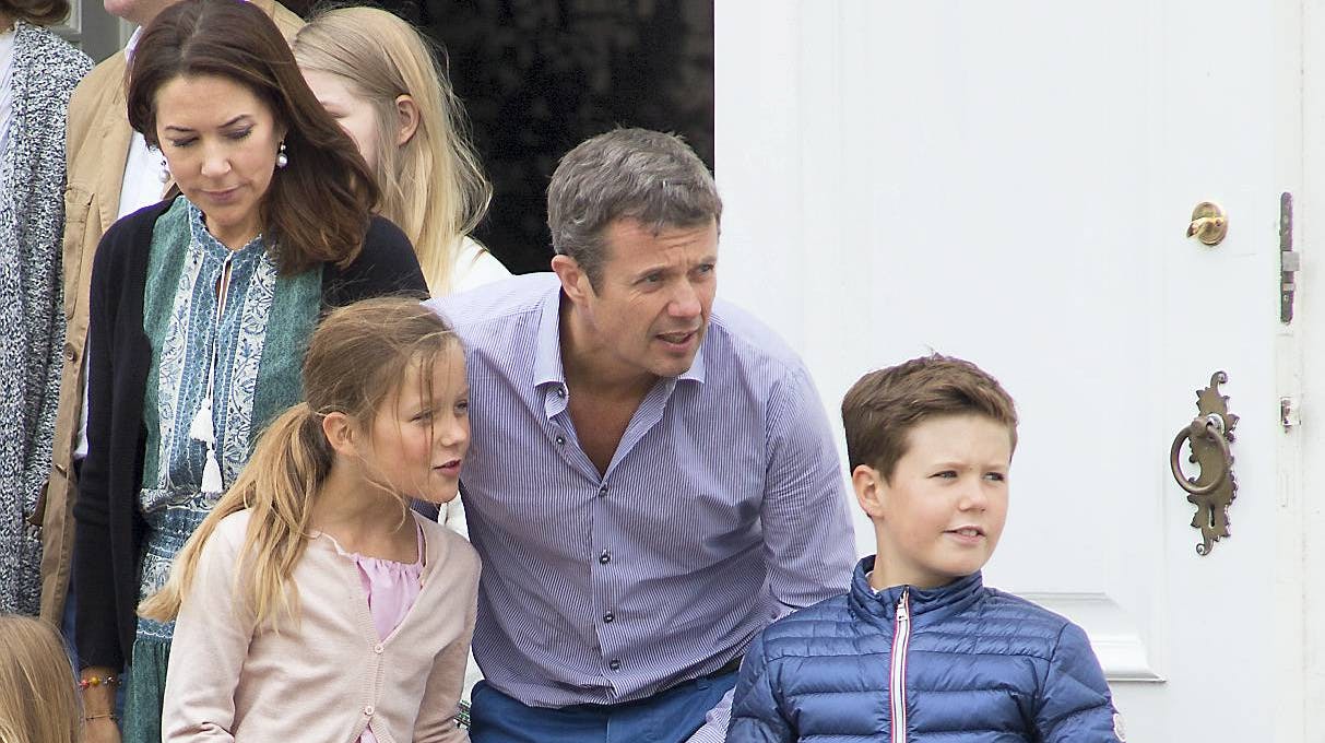 Kronprinsesse mary, kronprins Frederik, prins Christian og prinsesse Isabella. (Foto fra tidligere begivenhed).