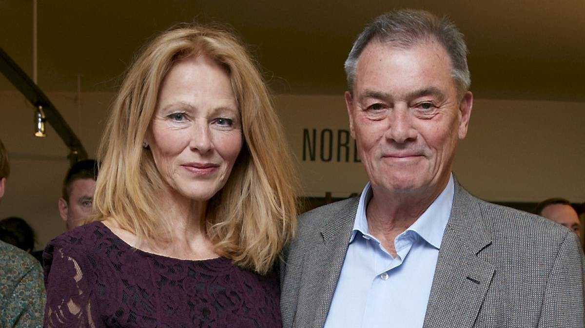 Asger Aamund med sin hustru, Suzanne Bjerrehuus.