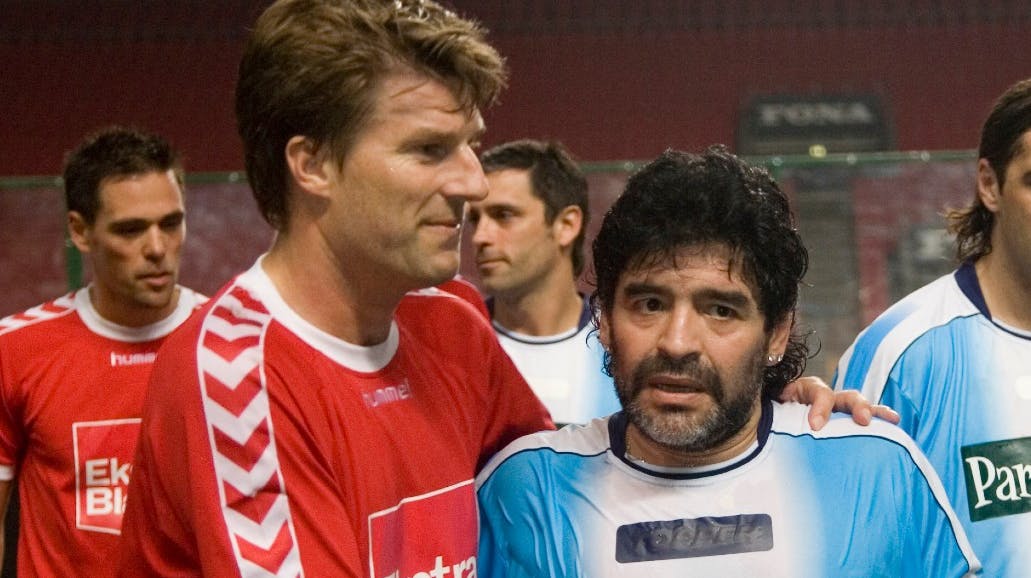 Michael Laudrup og Maradona