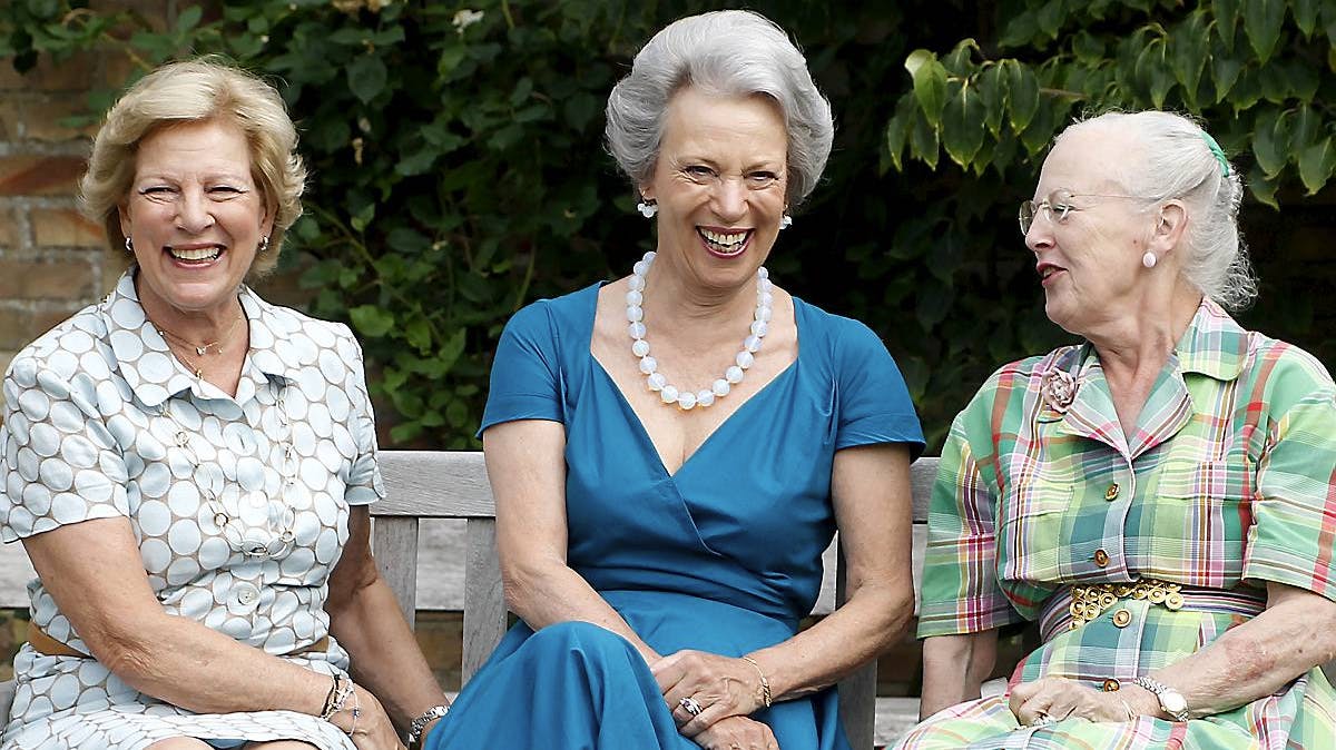 Dronning Anne-Marie, prinsesse Benedikte og dronning Margrethe