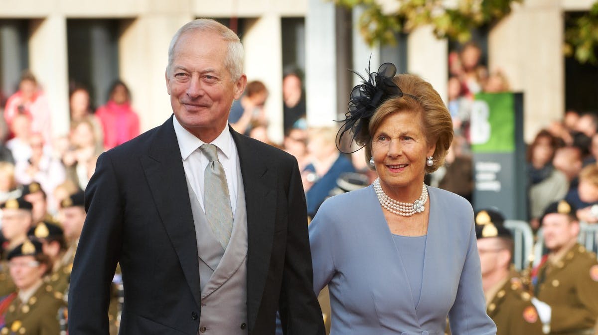 Liechteins statsoverhoved Hans Adam 2. og fyrstinde Marie af Liechtenstein. 