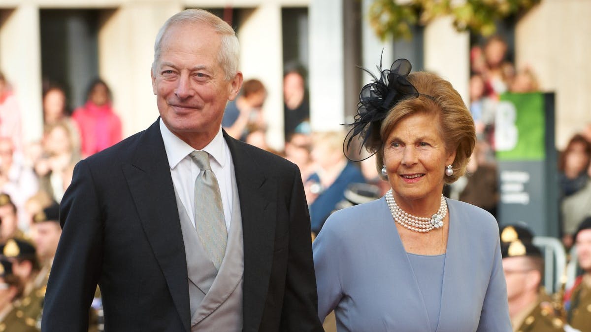 Liechteins statsoverhoved Hans Adam 2. og fyrstinde Marie af Liechtenstein. 