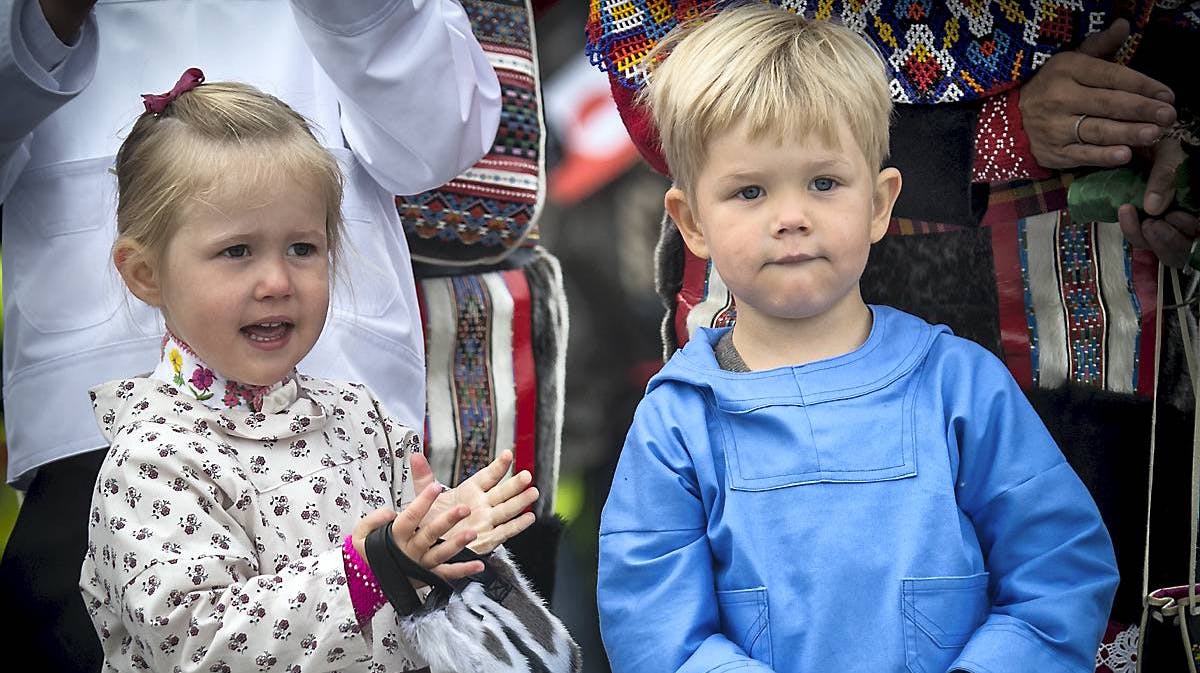 Prinsesse Josephine og prins Vincent i Grønland.