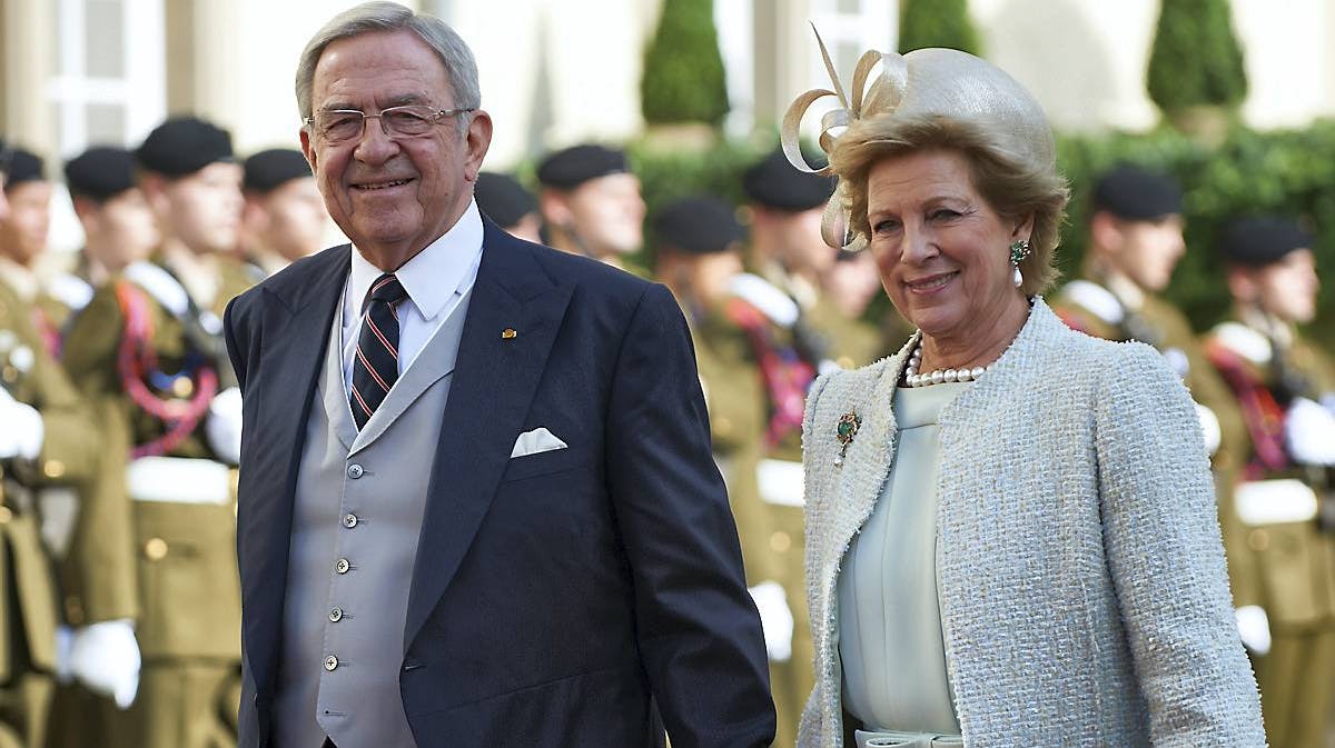 Kong Konstantin og dronning Anne-Marie.