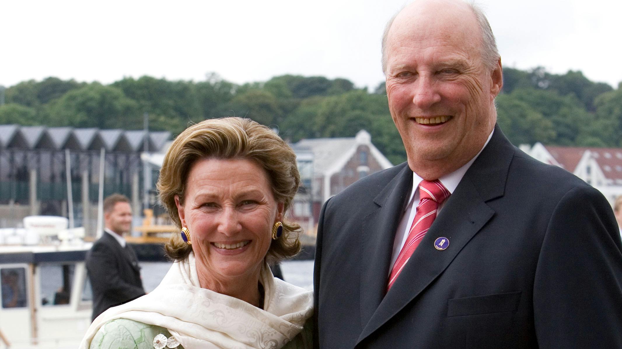 Dronning Sonja og kong Harald.