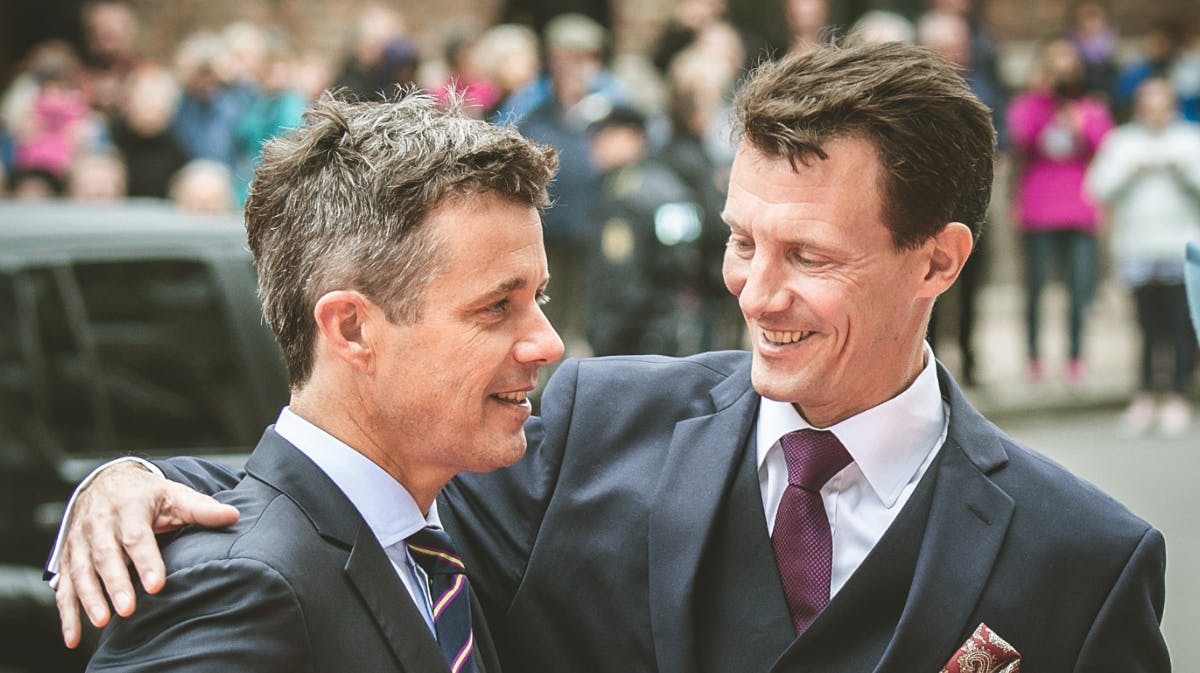 Kronprins Frederik og prins Joachim&nbsp;