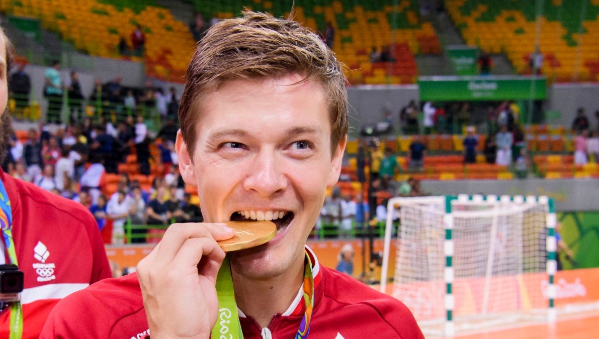 Lasse Svan Hansen efter VM-sejren i 2019