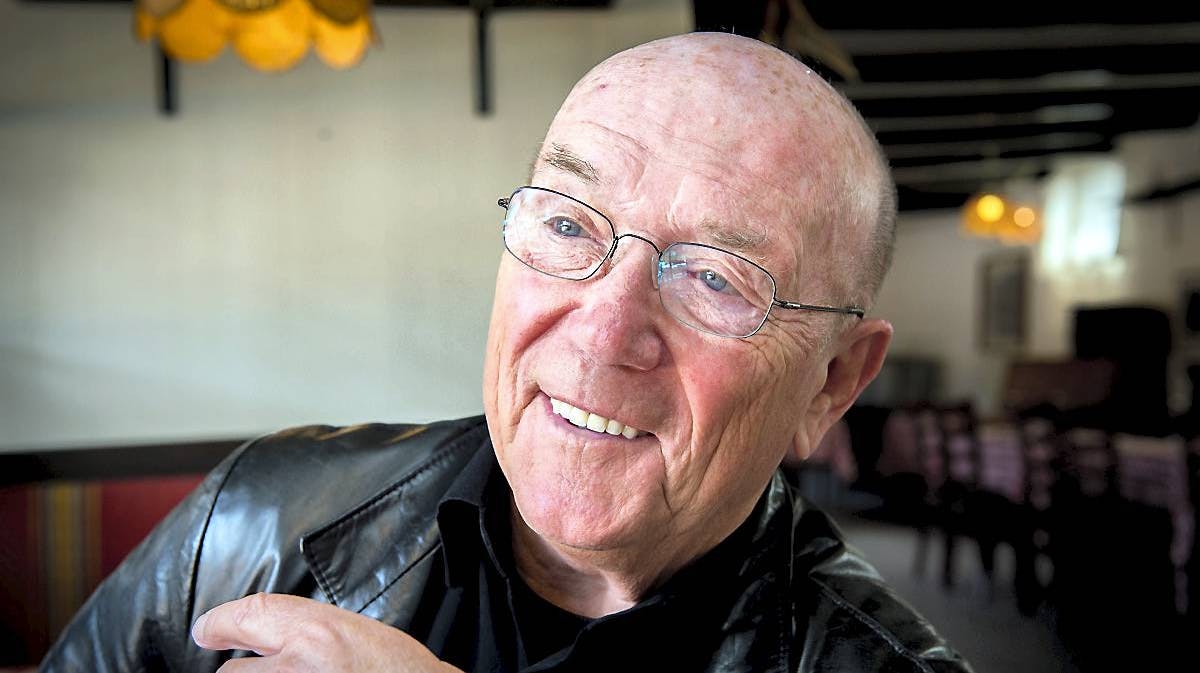 Bjørn Tidmandvar blot 17 år, da han første gang optrådte på TV for 58 år siden.