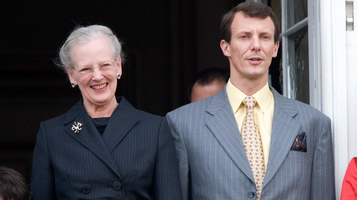 Dronning Margrethe og prins Joachim