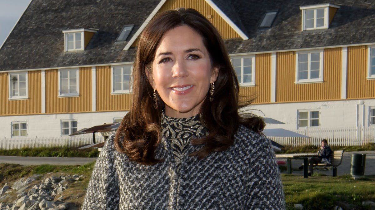 Kronprinsesse Mary på besøg i Nuuk med Mary Fonden i 2016.