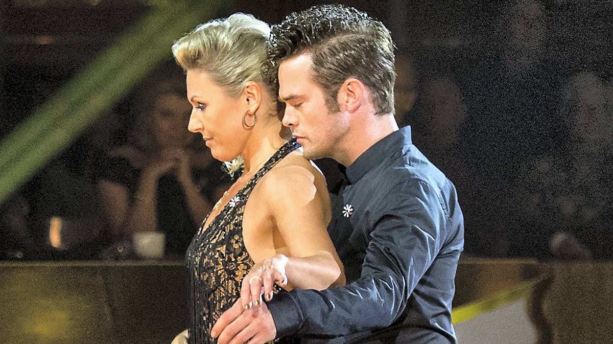 Det var en kæmpe oplevelse for Pernille Gulløv at danse med Silas Holst.