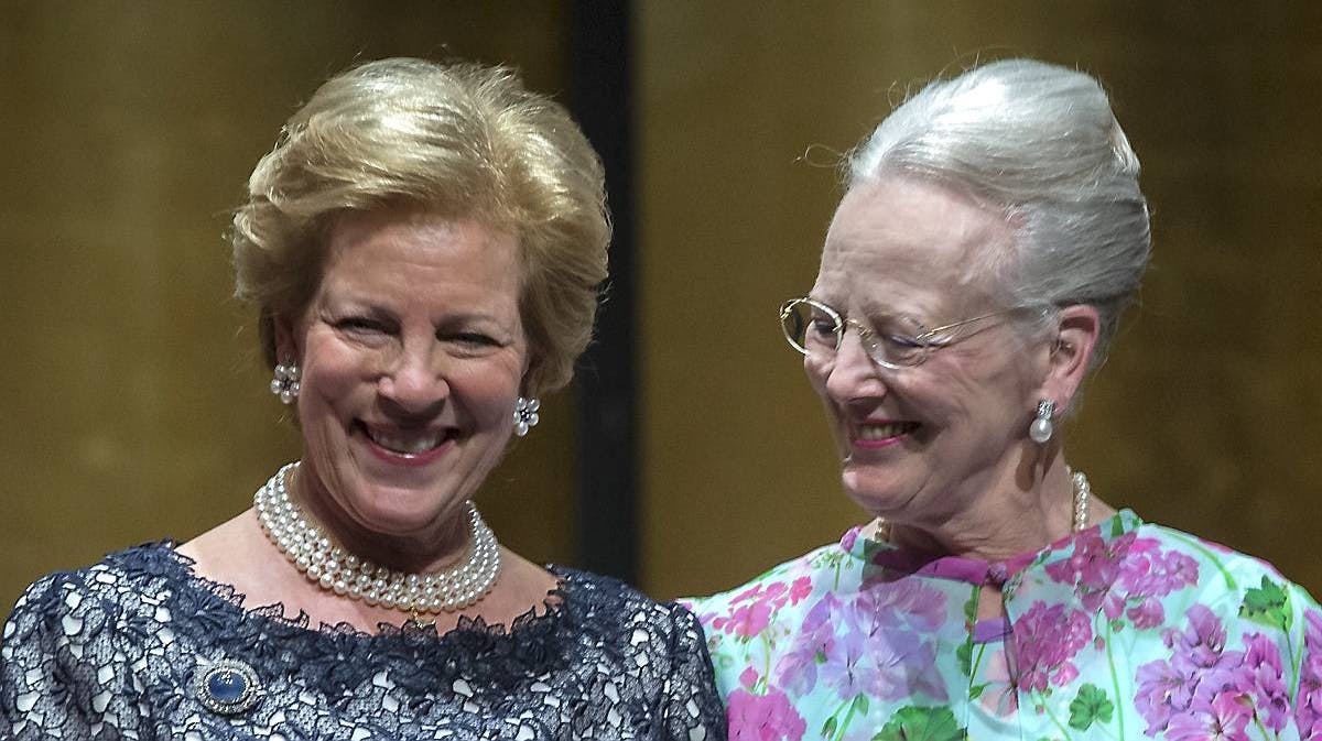 Dronning Anne-Marie og dronning Margrethe