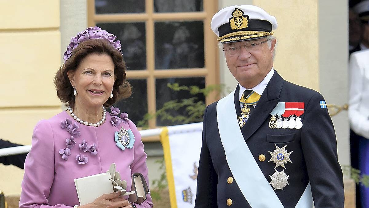Dronning Silvia og kong Carl Gustaf af Sverige.