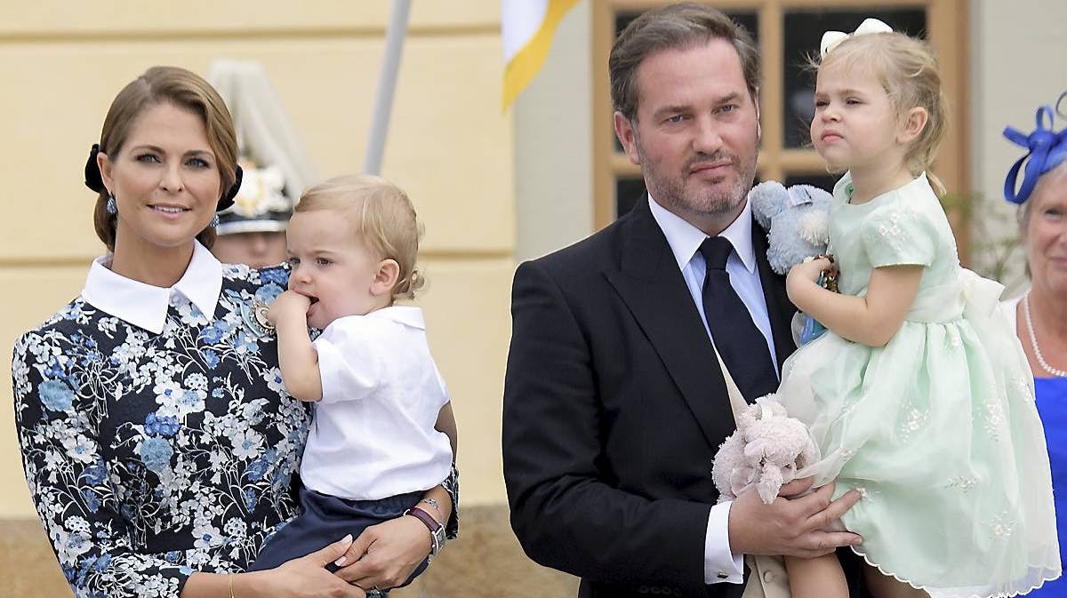 Prinsesse Madeleine, Chris O'Neill, prinsesse Leonore og prins Nicolas
