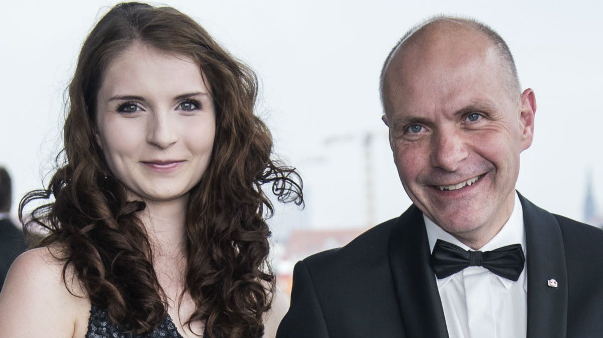 Søren Gade med datteren Ida.