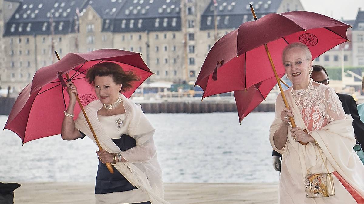 Dronning Sonja og dronning Margrethe