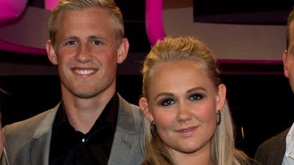 Kasper Schmeichel og Cecilie Schmeichel