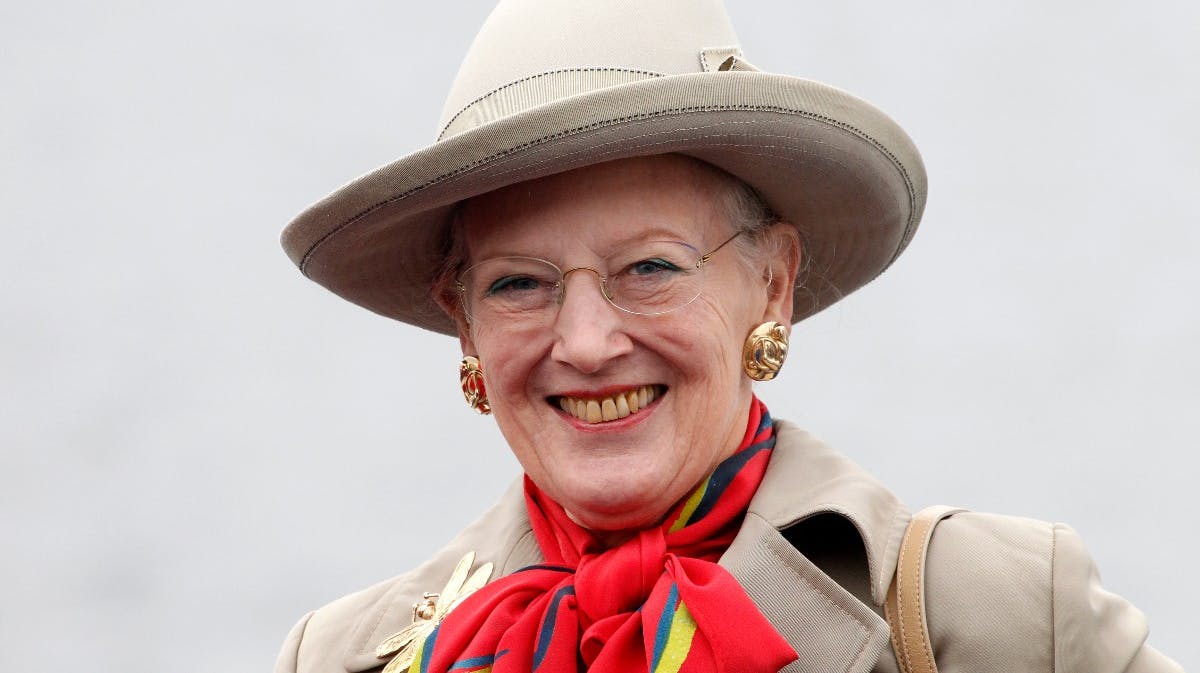 Dronning Margrethe. 