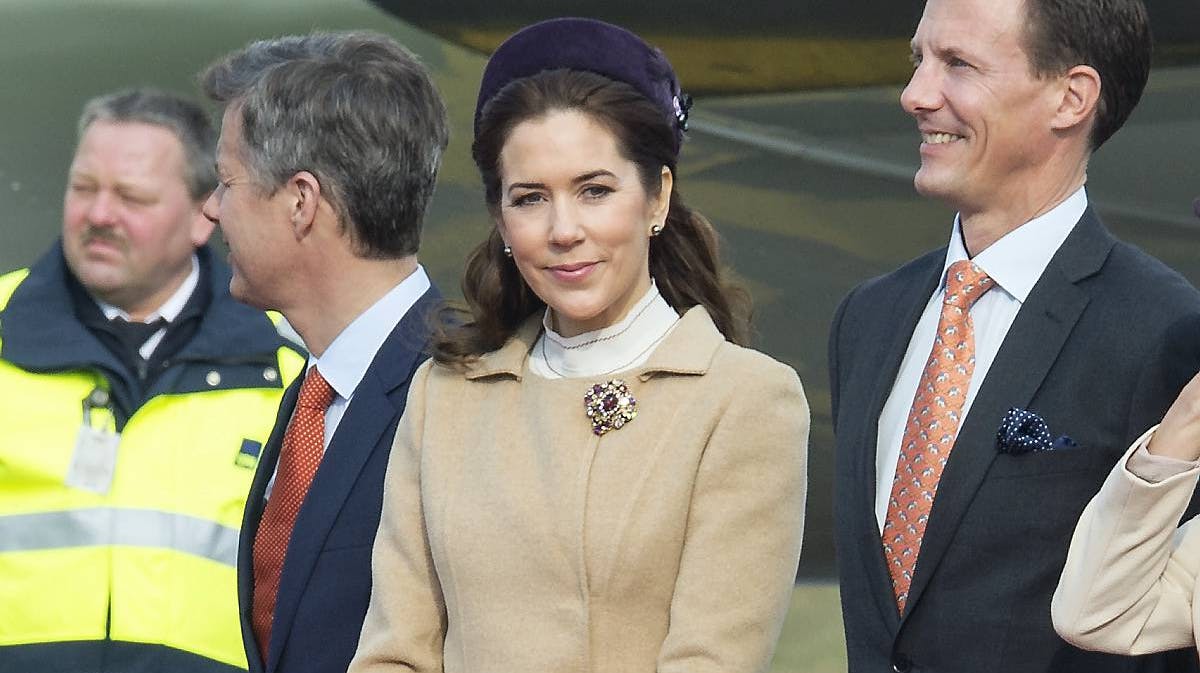 Kronprins Frederik og kronprinsesse Mary og prins Joachim.