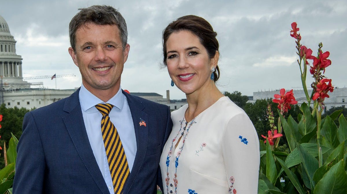 Kronprins Frederik og kronprinsesse Mary. 