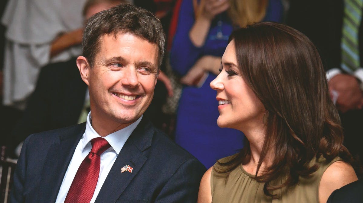 Kronprins Frederik og kronprinsesse Mary.