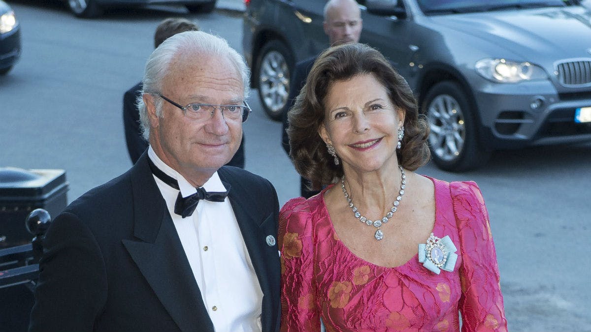 Kong Carl Gustaf og dronning Silvia.&nbsp;