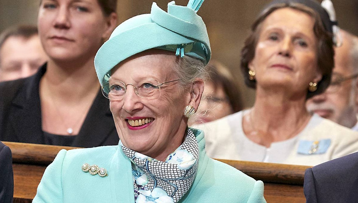 Dronning Margrethe i slotskirken i Wittenberg, oktober 2016