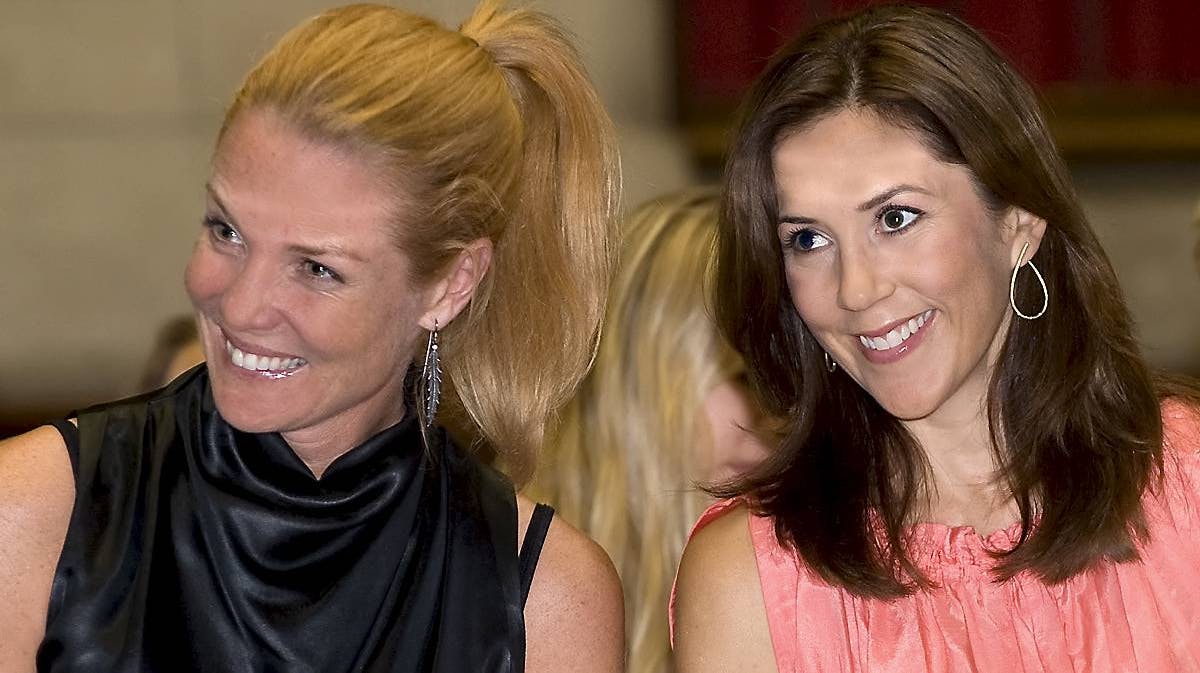 Caroline Heering og kronprinsesse Mary.