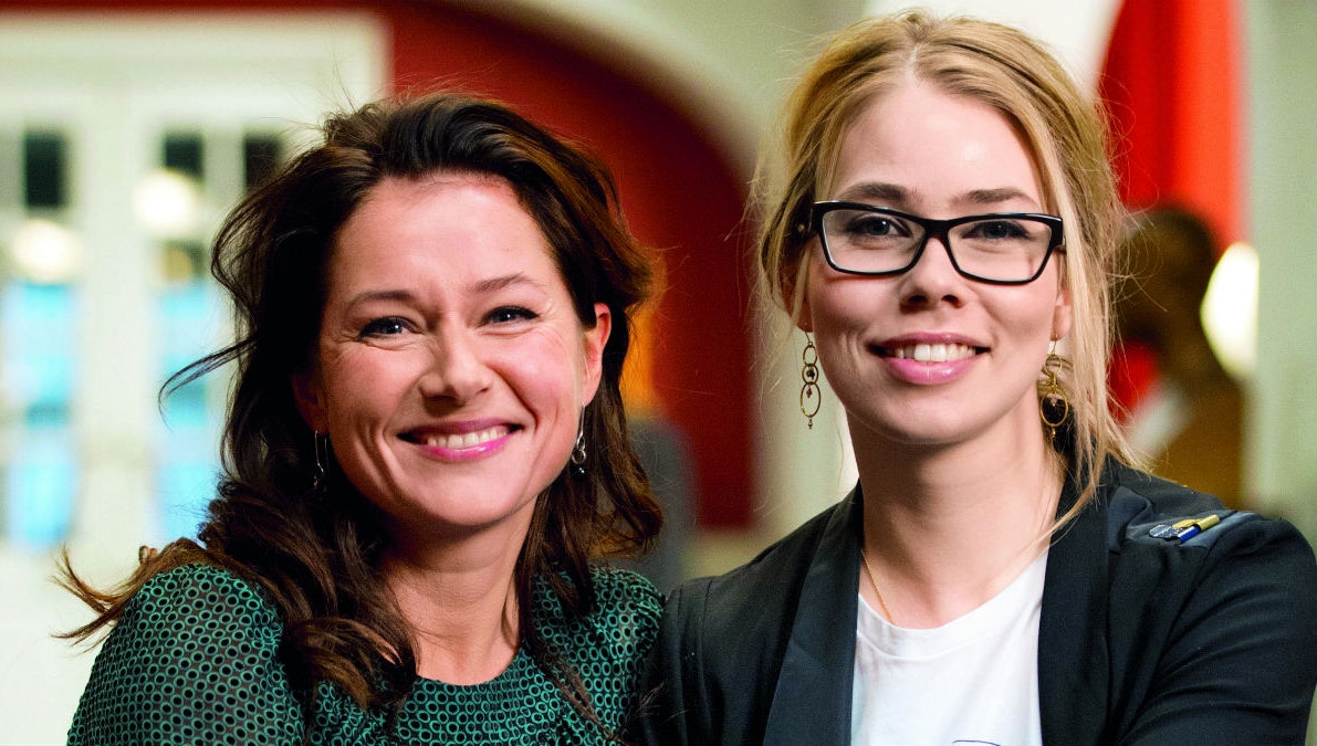 Sidse Babett Knudsen og Birgitte Hjort Sørensen
